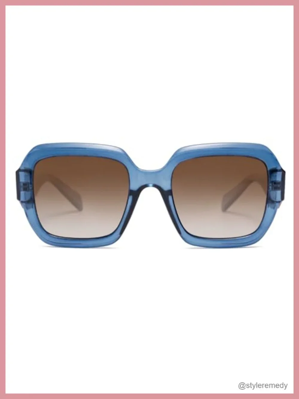 Trendy Square Polarized Sunglasses, UV400 Protection, Retro Polygon Frame